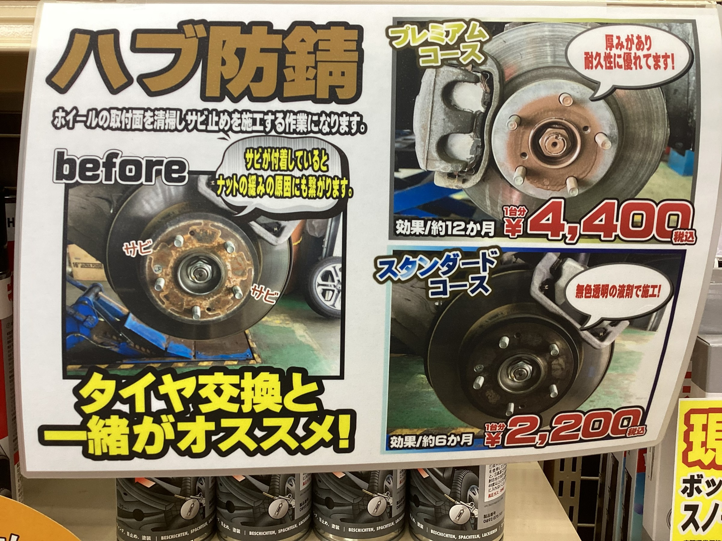 サビ止め